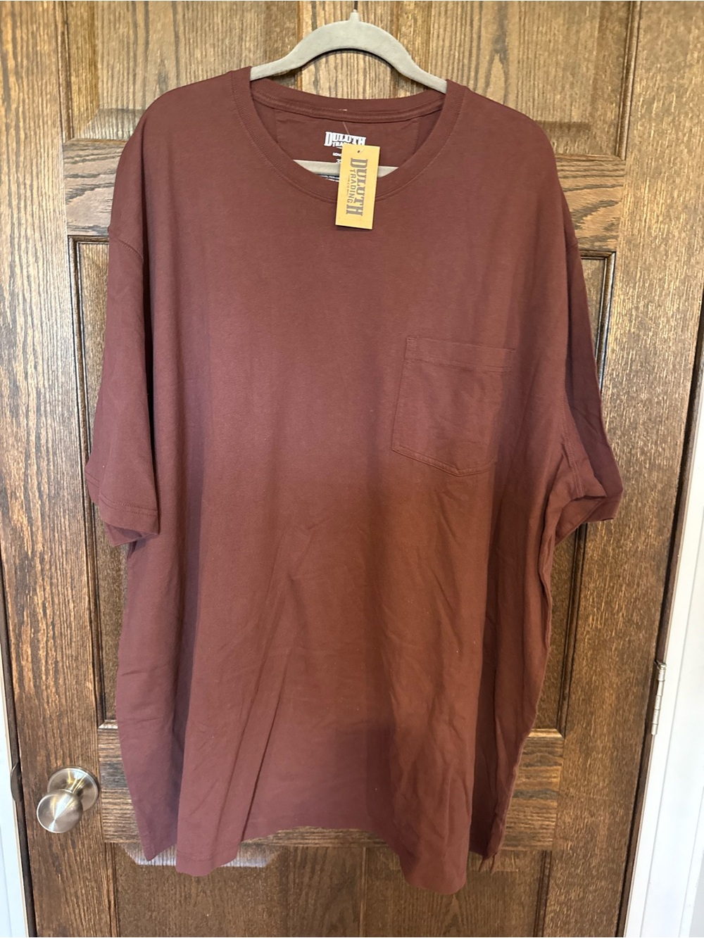 Duluth Trading Co Brown/Rust Short-Sleeve Pocket Tee NWT 3XL